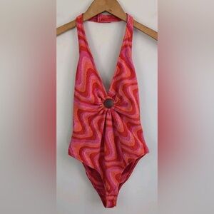 Zara Vibrant Pink Halter Top